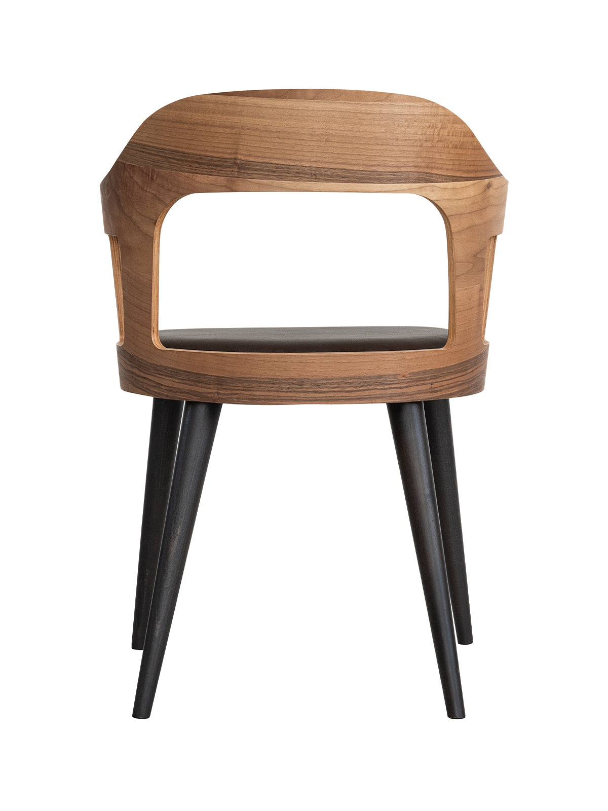 Stuhl aus Buchen- und Walnusssperrholz | Modell MOZI