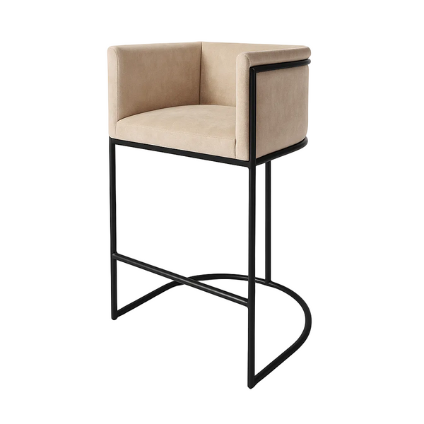 Barhocker aus Samt | Modell ENRI