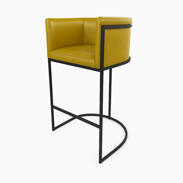 Barhocker aus Leder | Modell ENRI