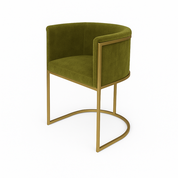 Küchenstuhl aus Samt | Modell ENRI