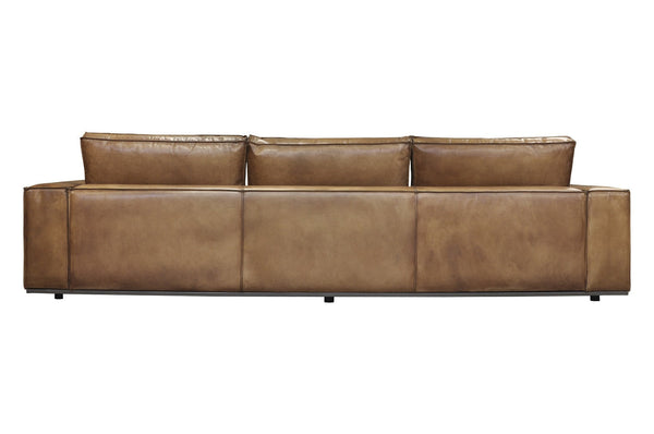 Elegantes und bequemes Sofa aus Büffelleder, Stoff oder Samt | Modell SENI D
