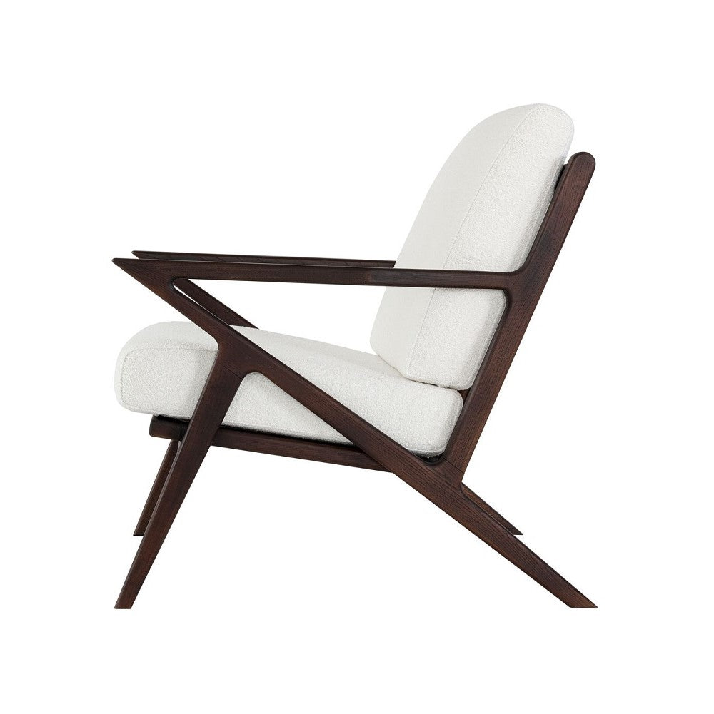 Moderner Sessel aus Stoff und Holzrahmen im Skandinavischen Stil | ROA-Modell