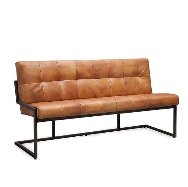 Esszimmer Sitzbank aus Büffelleder| Modell CABALLERO