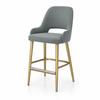 Barhocker aus Leder oder Stoff | Modell HUGO