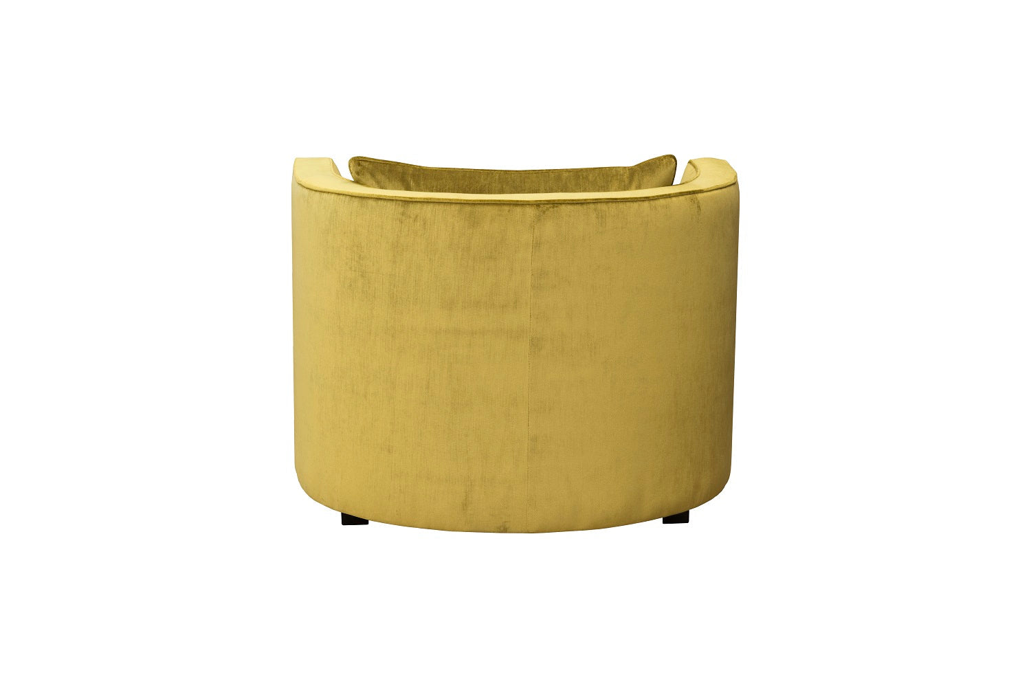 Moderner Halbrunder Sessel aus Stoff mit Kissen | Modell DAVIDE