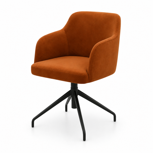 Orangefarbener Wohnzimmerstuhl | Modell ROBI