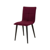 Stuhl aus Stoff oder Leder und mit Holzbeinen | Modell CADU